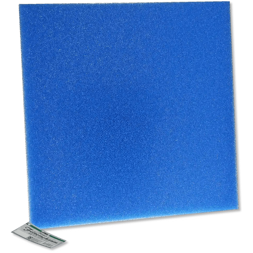JBL Filterschaum Blau Grob 10 Cm Filtermatte Für Aquarien Und Teichfilter Mit Große Oberfläche Und Langzeitfiltration