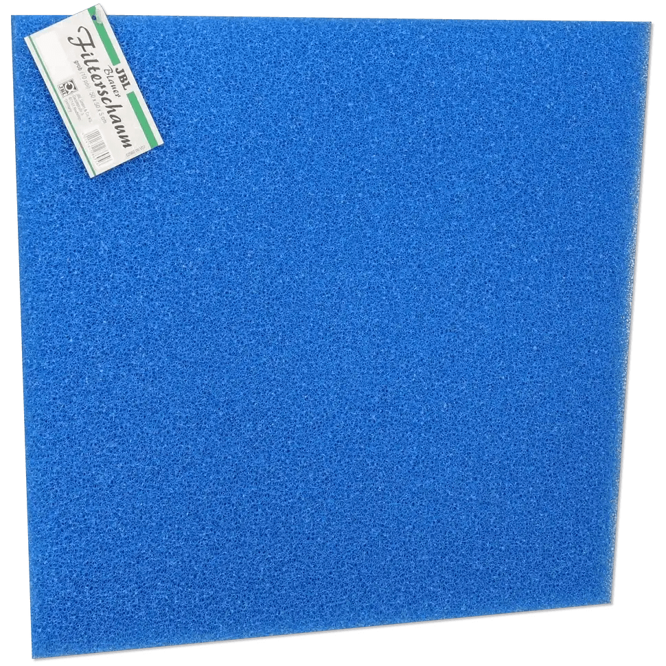 JBL Filterschaum Blau Grob 5 Cm Filtermatte Für Aquarien Zur Langzeitfilterung Und Trübungsbeseitigung
