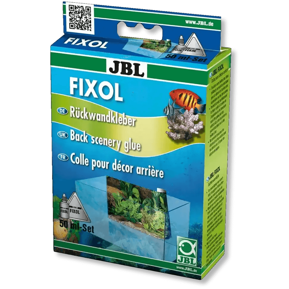 JBL Fixol 50 Ml Ungiftiger Rückwandkleber Für Hochglanz Folienrückwände Für Aquarien Und Terrarien 3D Effekt