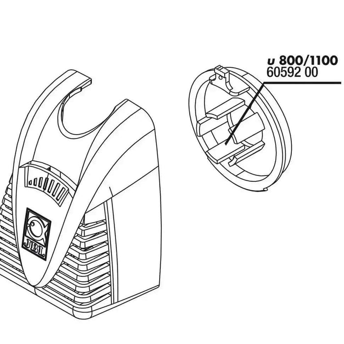 JBL PF u800/1100 Schutzgitter+Regulier.