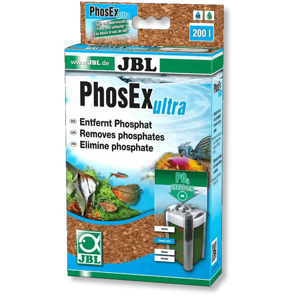 JBL PhosEx Ultra Filtermasse 340 g zur Phosphatbindung für Süßwasser und Meerwasser Aquariumfilter