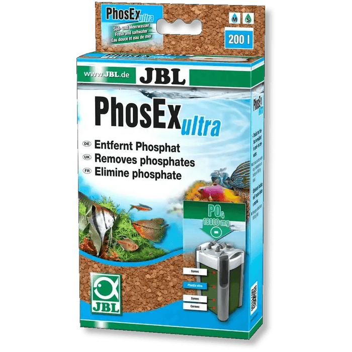 JBL PhosEx Ultra Filtermasse 340 g zur Phosphatbindung für Süßwasser und Meerwasser Aquariumfilter