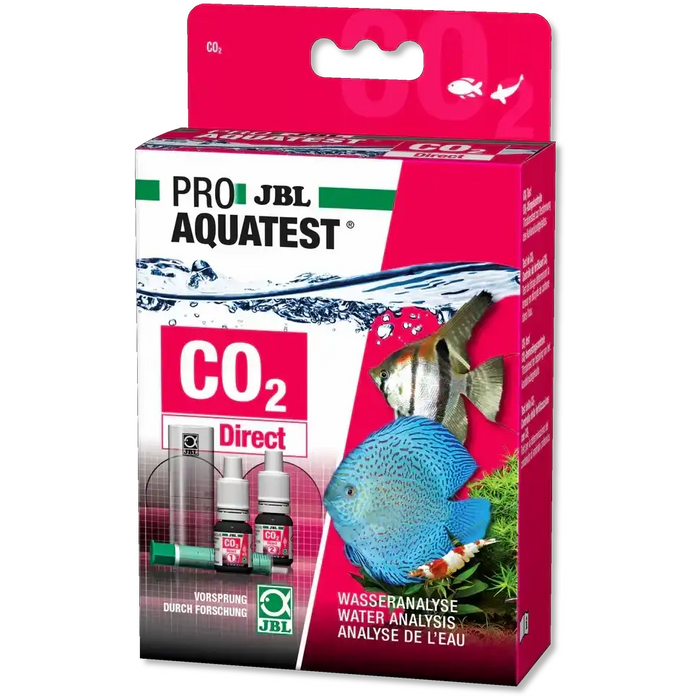 JBL ProAquaTest CO2 Direct Nachfüllpackung Für Süßwasser Aquarien Wasseranalyse Und CO2 Gehalt Kontrolle