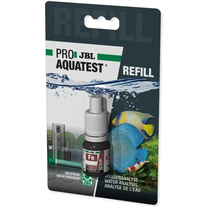 JBL ProAquaTest Fe Eisen Refill Eisen Testset Zur Wasseranalyse Für Aquarium Und Teich
