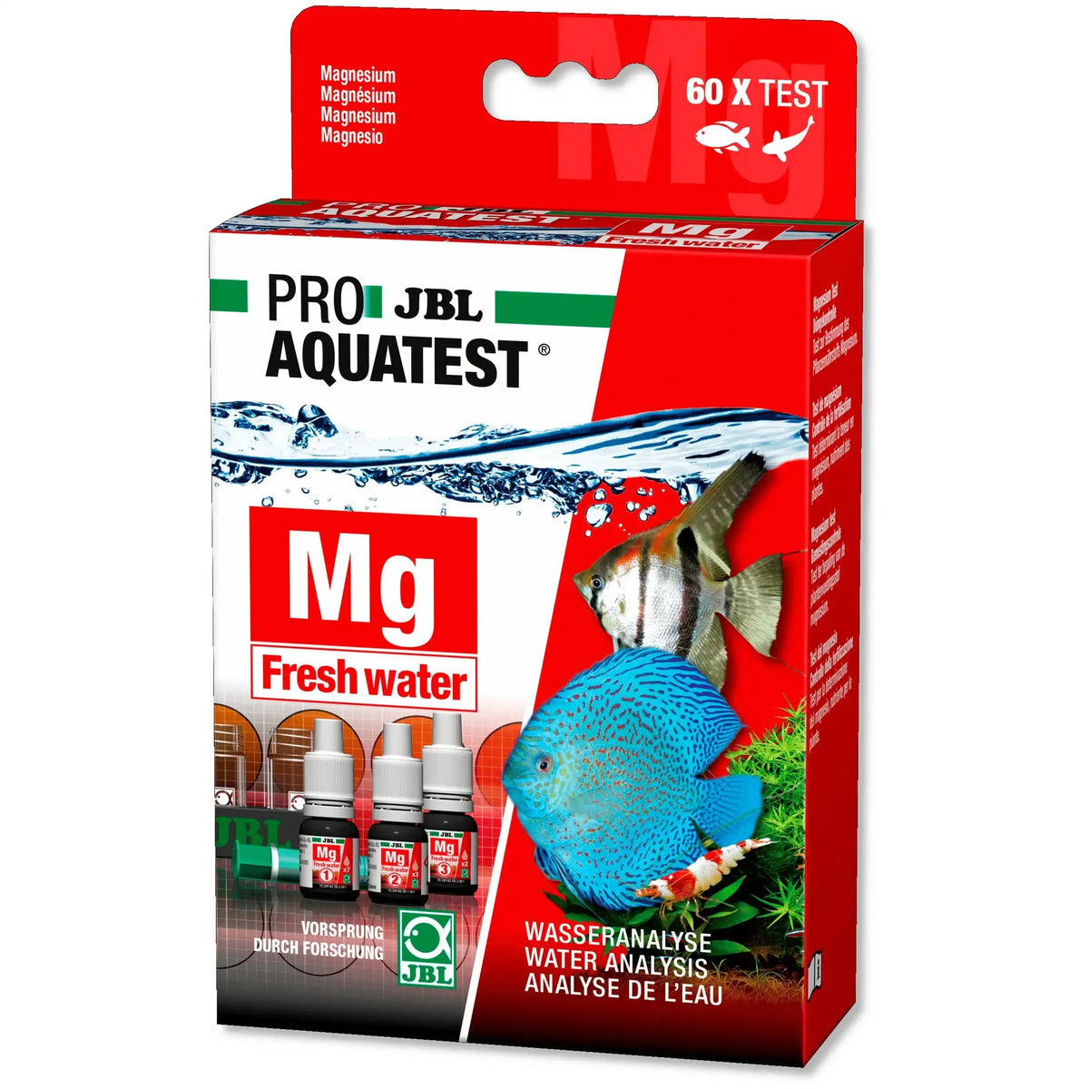 JBL ProAquaTest Mg Magnesium Fresh Water Wassertest Für Süßwasser Aquarien Zur Bestimmung Des Magnesiumwertes