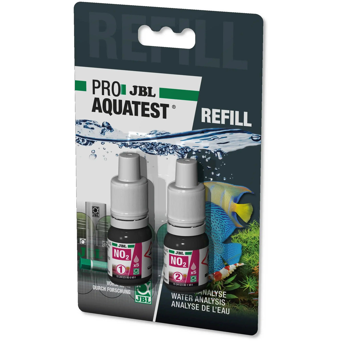 JBL ProAquaTest NO2 Nitrit Refill Nachfüllpack Für Wassertests Im Aquarium Und Teich