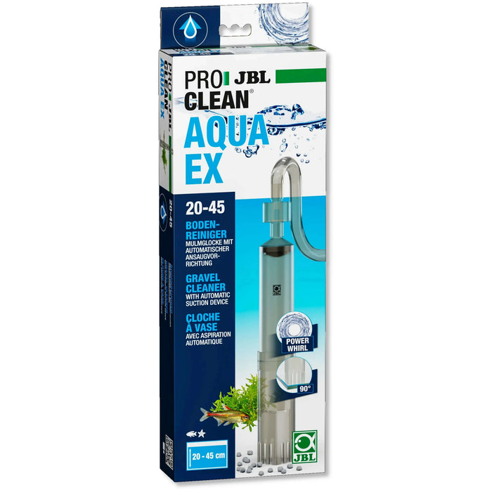 JBL Pro Clean Aqua Ex 20 Bis 45 Cm Bodengrundreiniger Mulmglocke Mit Absperrhahn Und Power Whirl Funktion