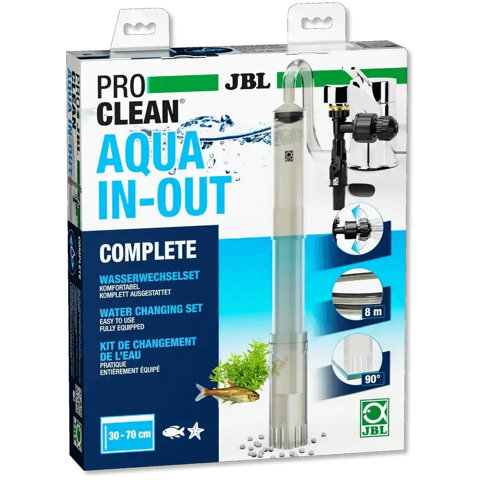 JBL ProClean Aqua In Out Complete Wasserwechsel Set Mit Mulmglocke Und 8 m Schlauch Für Aquarium 30-70 cm