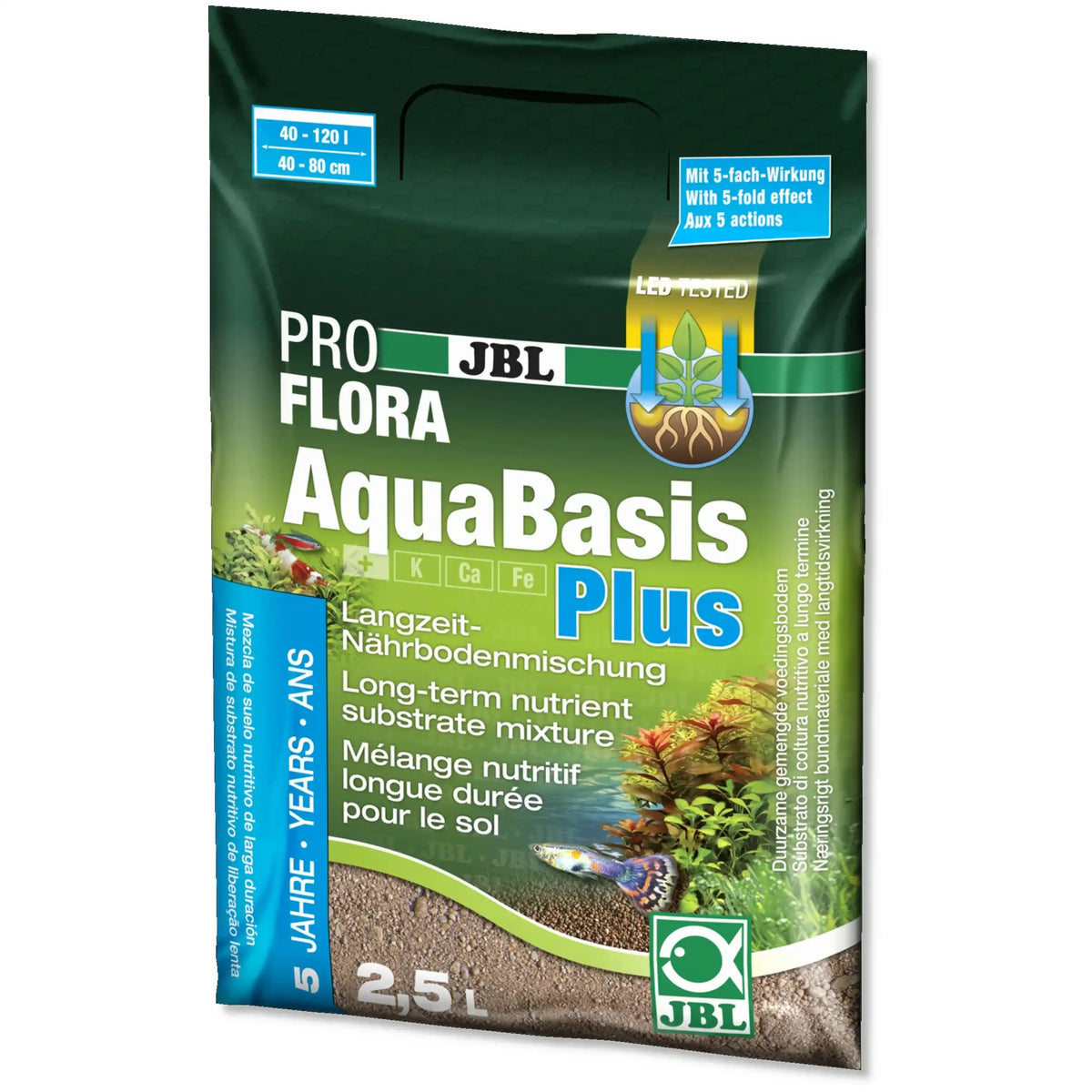 JBL ProFlora AquaBasis Plus Langzeit Nährboden Für Aquarienpflanzen Mit Langzeitwirkung Für Süßwasseraquarien 5 Liter