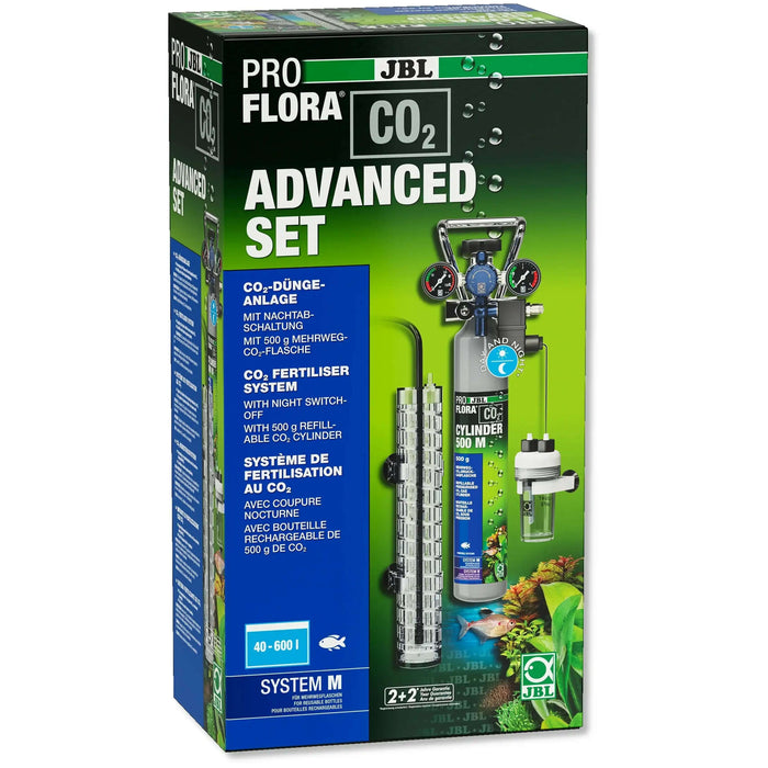 JBL ProFlora CO2 Advanced Set M CO2 Düngesystem Für Süßwasser Aquarien 40 Bis 600 Liter Mit Nachtabschaltung