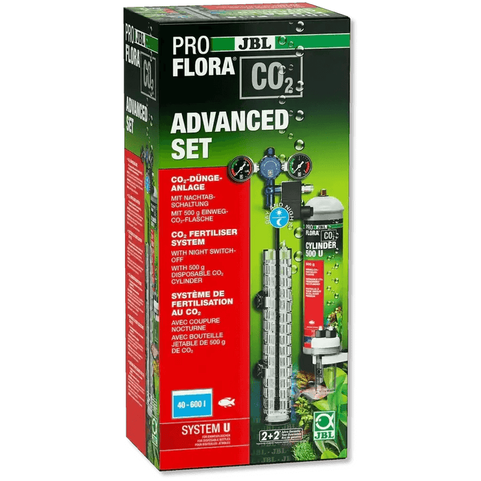 JBL ProFlora CO2 Advanced Set U CO2-Düngesystem Für Süßwasser-Aquarien 40–600 L Mit Nachtabschaltung