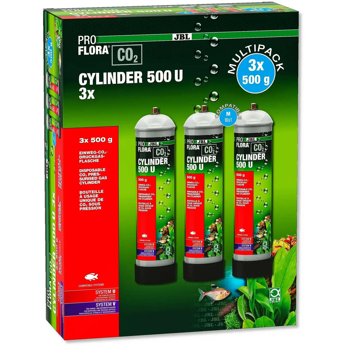 JBL PROFLORA CO2 CYLINDER 500 U 3x