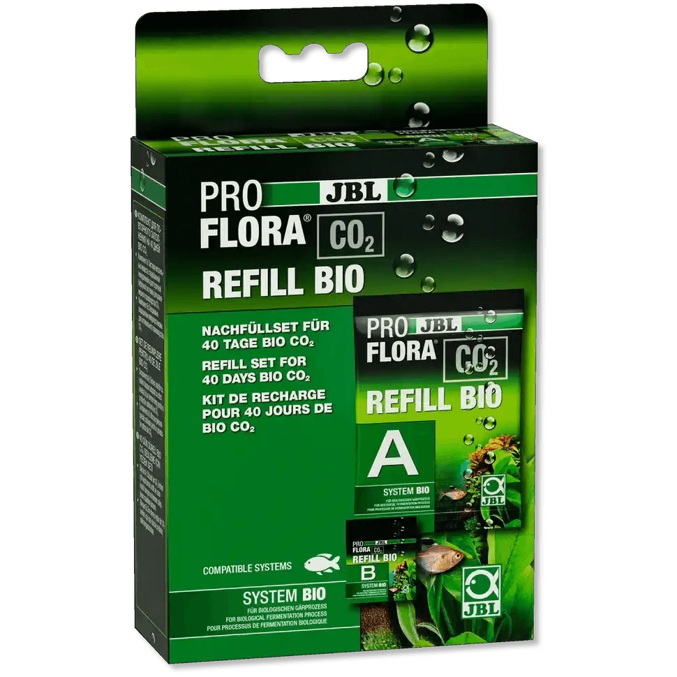 JBL ProFlora CO2 Refill Bio Nachfüllset Für Bio CO2 Anlagen 40 Tage Versorgung Für Aquarienpflanzen