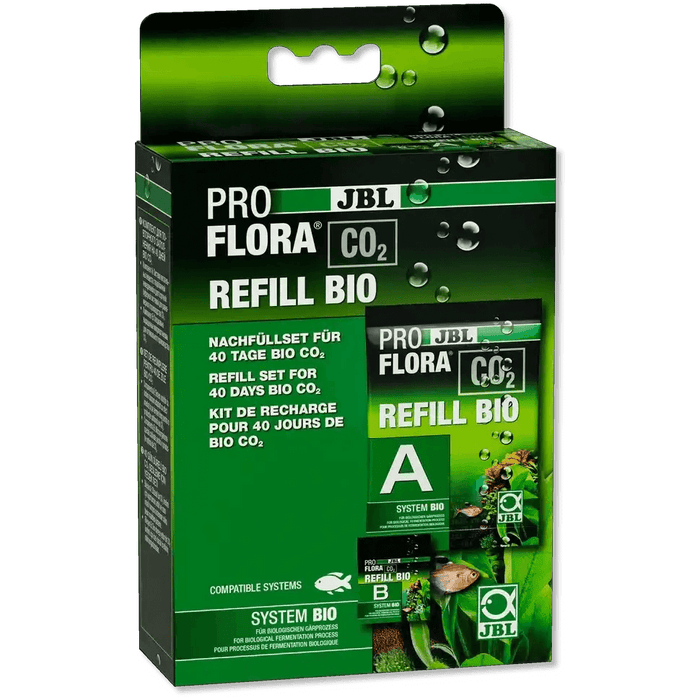 JBL ProFlora CO2 Refill Bio Nachfüllset Für Bio CO2 Anlagen 40 Tage Versorgung Für Aquarienpflanzen