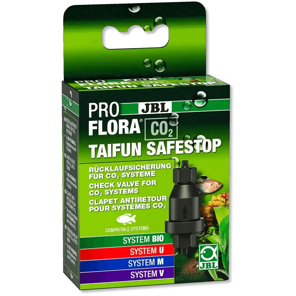 JBL ProFlora CO2 Taifun Safestop Rücklaufsicherung Für CO2 Systeme Im Aquarium Verhindert Wasser Zurückfluss
