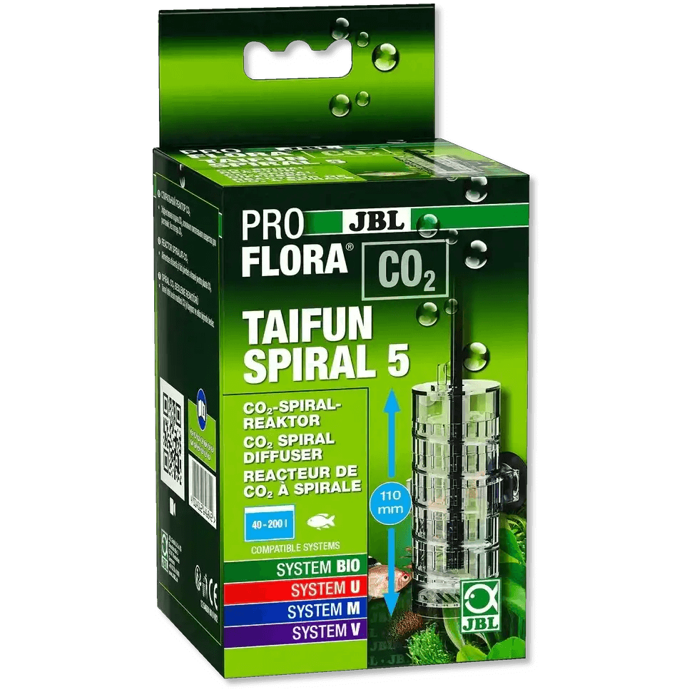 JBL ProFlora CO2 Taifun Spiral 5 CO2 Reaktor Für Süßwasser Aquarien 40 Bis 200 Liter