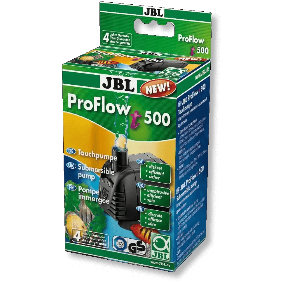 JBL ProFlow T500 Tauchpumpe 200 Bis 500 Liter Pro Stunde Für Umwälzung Von Wasser In Aquarien Und Biofiltern