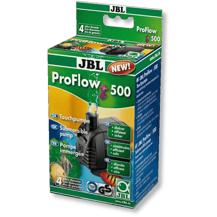 JBL ProFlow T500 Tauchpumpe 200 Bis 500 Liter Pro Stunde Für Umwälzung Von Wasser In Aquarien Und Biofiltern