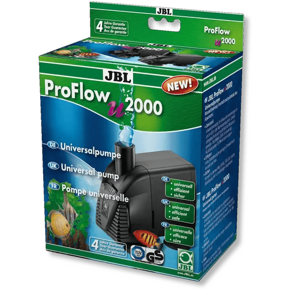 JBL ProFlow U2000 Universalpumpe 2000 Liter Pro Stunde Für Aquarium Und Terrarium Innen Und Außenpumpe