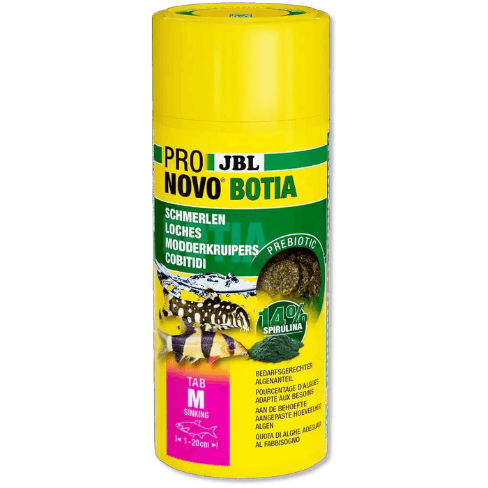 JBL ProNovo Botia Tab M 250 Ml Sinkende Tabletten Schmerlenfutter Hauptfutter Botia Arten