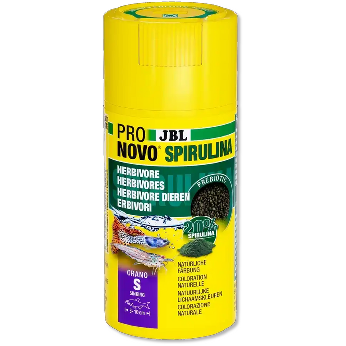 JBL PRONOVO SPIRULINA GRANO S 100ml Spirulinaalgen-Futtergranulat
