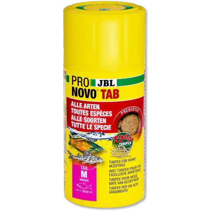 JBL Pronovo Tab M 100 Ml Sinkende Tabletten Für Bodenbewohnende Fische Und Alle Anderen Arten