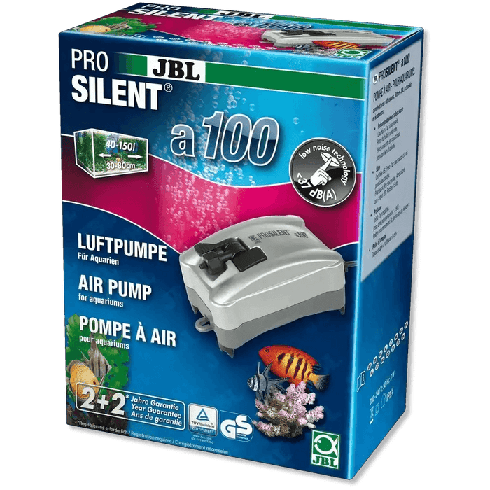 JBL ProSilent a100 Luftpumpe Für Aquarien Leise Nachtbetrieb Wasserzirkulation Sauerstoffversorgung