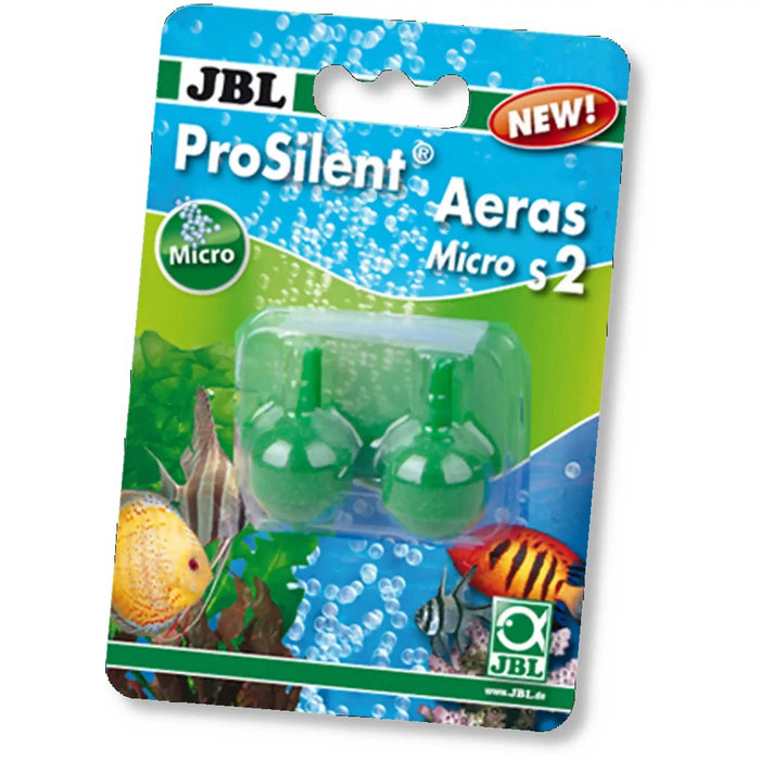JBL ProSilent Aeras Micro S2 Ausströmerstein Für Aquarium Feine Luftblasen Zweier Set