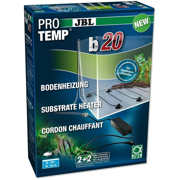 JBL PROTEMP B20 III Bodenheizung Für Aquarien Substratheizung System Mit Netzteil Für Gleichmäßige Bodentemperatur