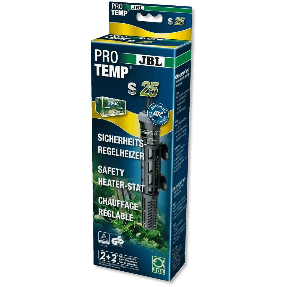 JBL ProTemp S 25 Heizstab Aquarium Heizung Mit Sicherheitsregelheizer Und Automatische Temperaturregelung Für Fische