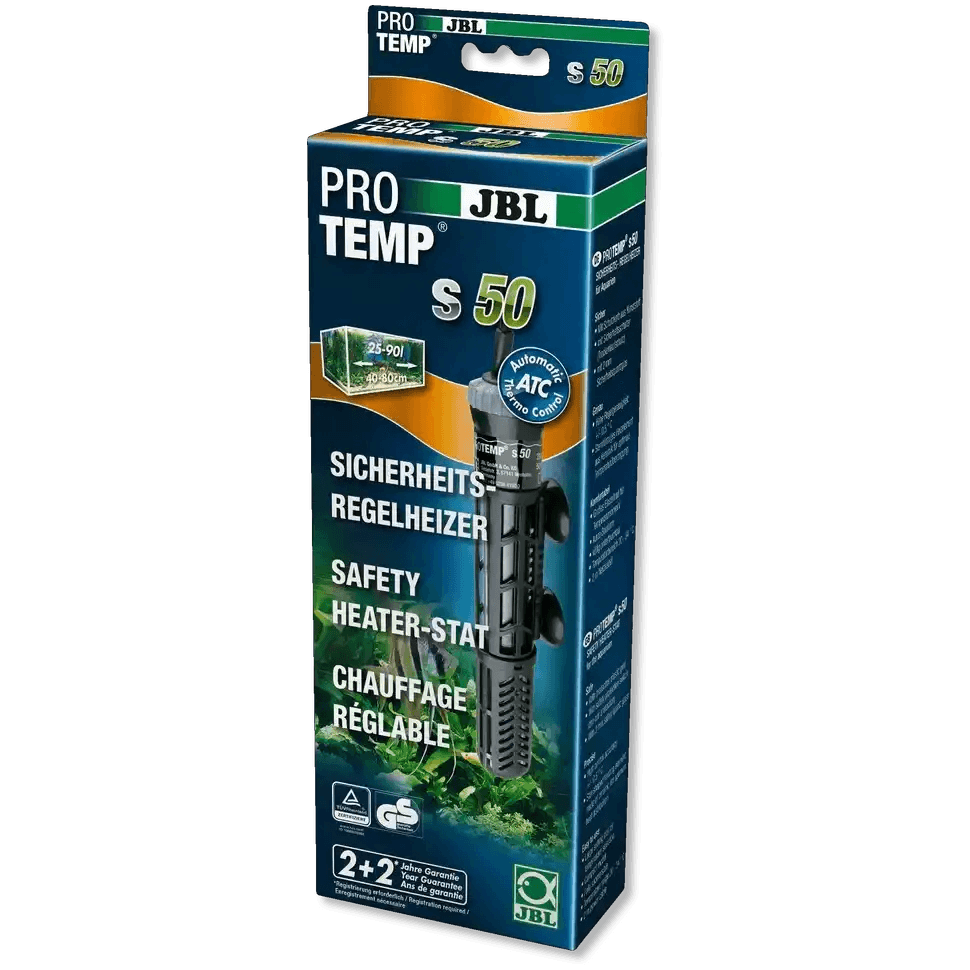 JBL ProTemp S 50 Heizstab Aquarium Heizung Mit Sicherheit Regelheizer Automatische Temperaturregelung Und 2 Jahre Garantie