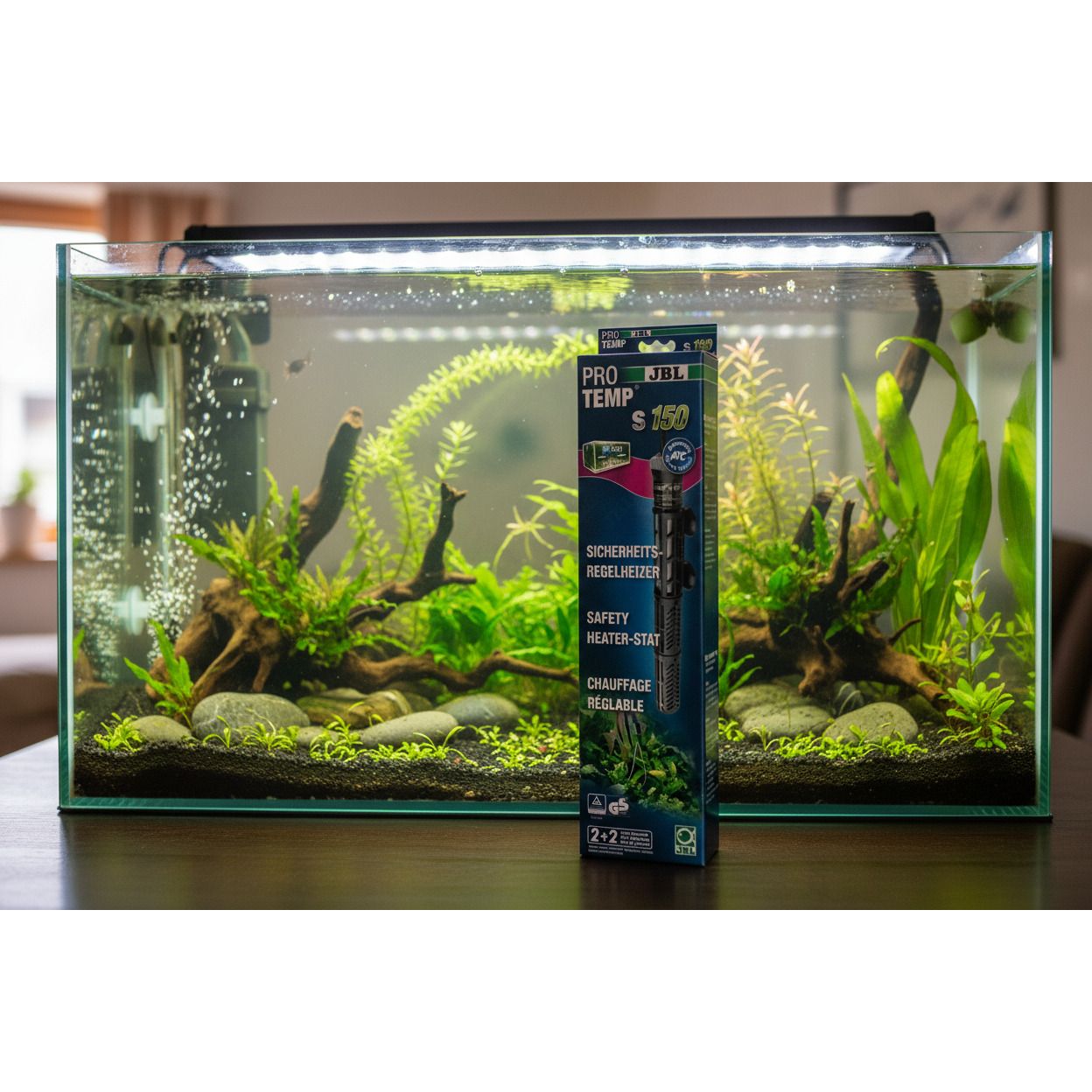 JBL PROTEMP S150 Heizstab Aquarium Heizung Mit Temperaturregelung Präzise Wassertemperaturkontrolle Für Fische