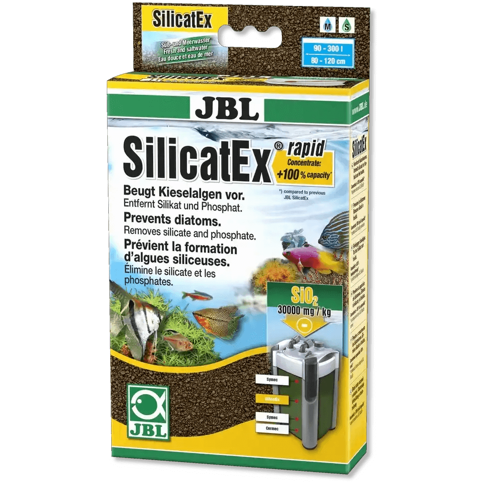 JBL SilicatEx Rapid Filtermaterial Entfernt Kieselsäure Silikate Süßwasser Und Meerwasser Aquarien Gegen Kieselalgen
