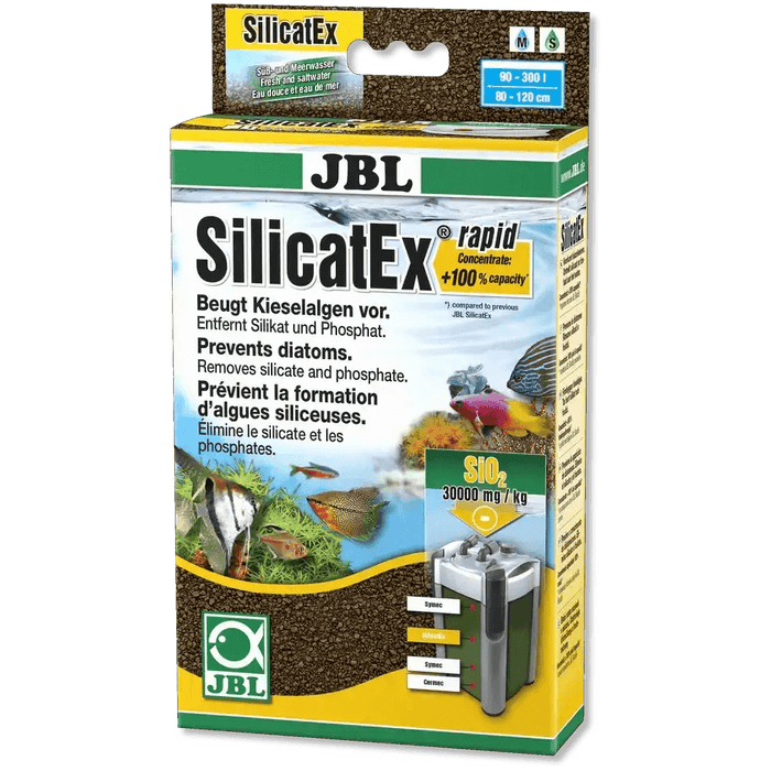 JBL SilicatEx Rapid Filtermaterial Entfernt Kieselsäure Silikate Süßwasser Und Meerwasser Aquarien Gegen Kieselalgen