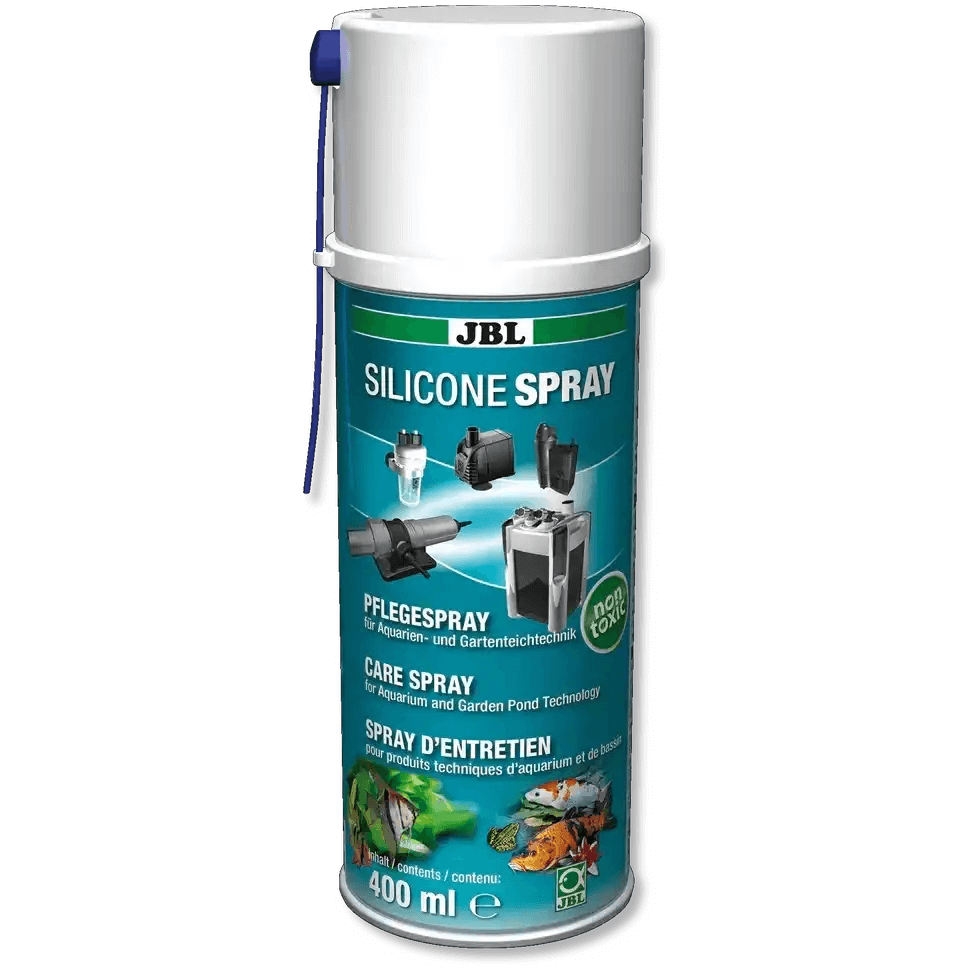 JBL Silikon Spray 400 ml Pflege Spray Für Aquarium Und Gartenteich Bewegliche Teile Dichtungen O Ringe