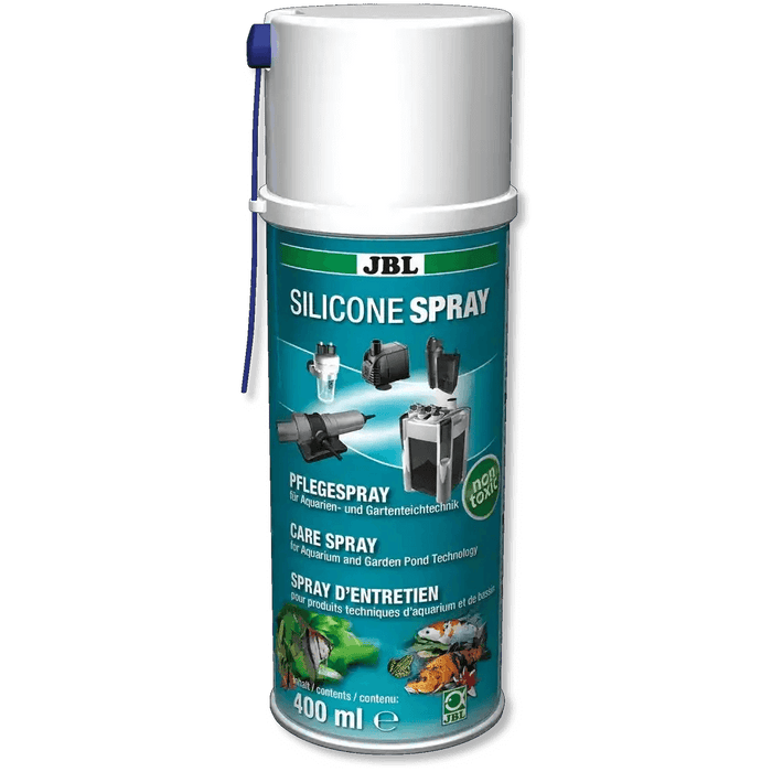 JBL Silikon Spray 400 ml Pflege Spray Für Aquarium Und Gartenteich Bewegliche Teile Dichtungen O Ringe