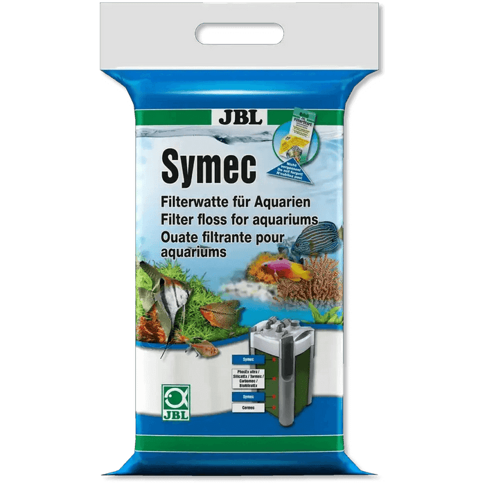 JBL Symec Filterwatte 250 g Hochwertiges Aquarienfiltermaterial Für Klareres Wasser In Süßwasser Und Meerwasser