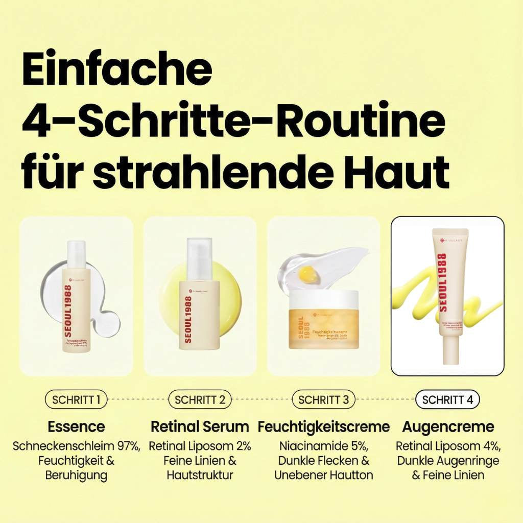 K-Secret SEOUL 1988 Eye Cream Retinal Liposome 4 % + Fermented Bean Augencreme 30ml