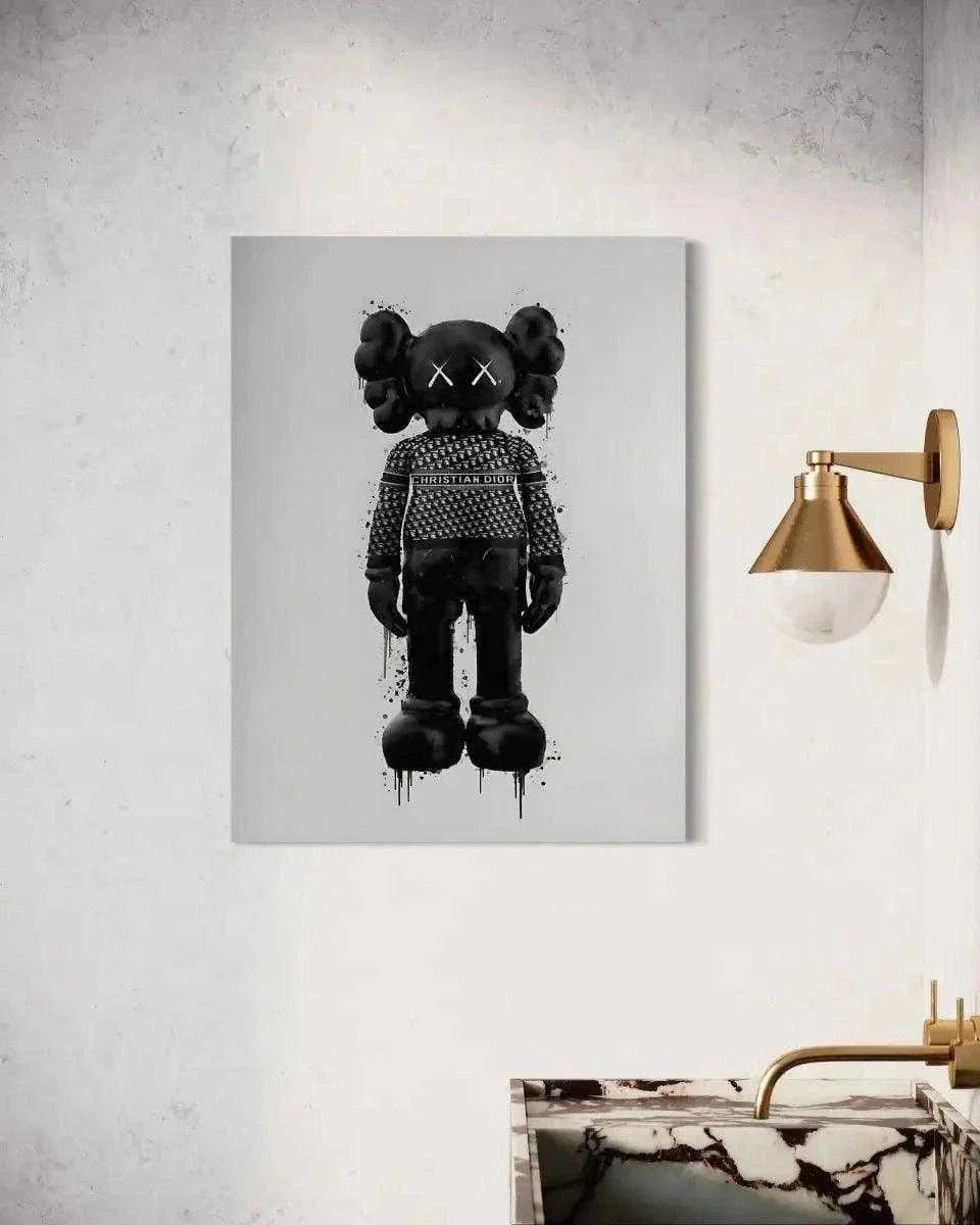 KAWS DI0R - Leinwandbild Luxuriös by SimpleCanvas