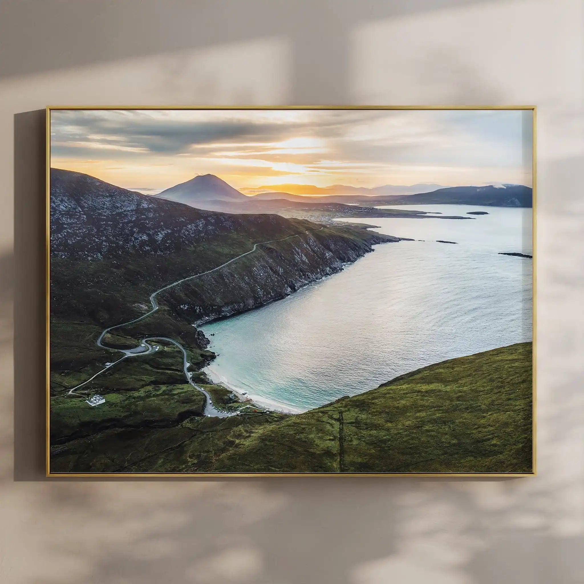 Keem Beach Sunset | Achill Island Ireland Photography Print by Chamonix Prints