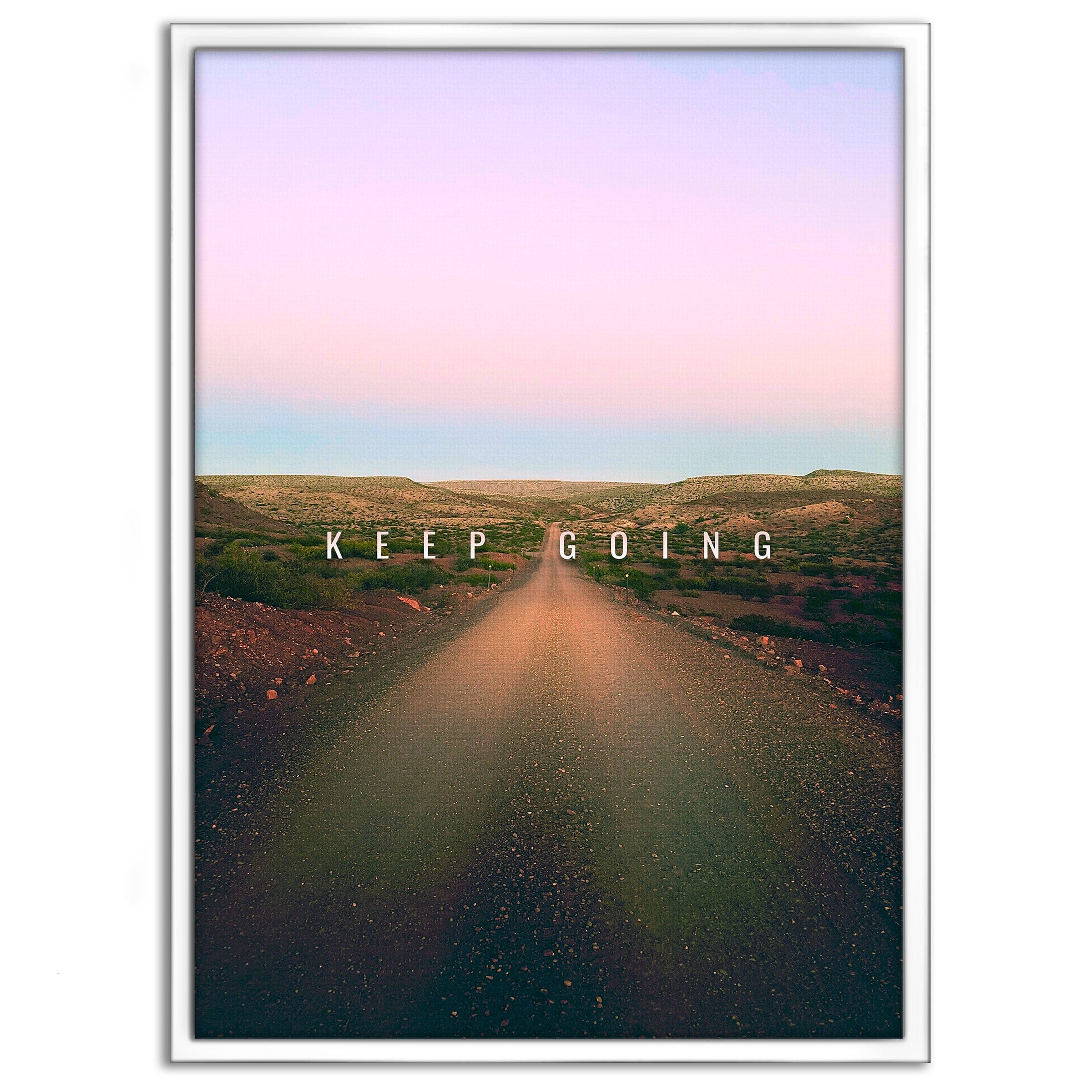 Keep Going - Leinwandbild Motivation