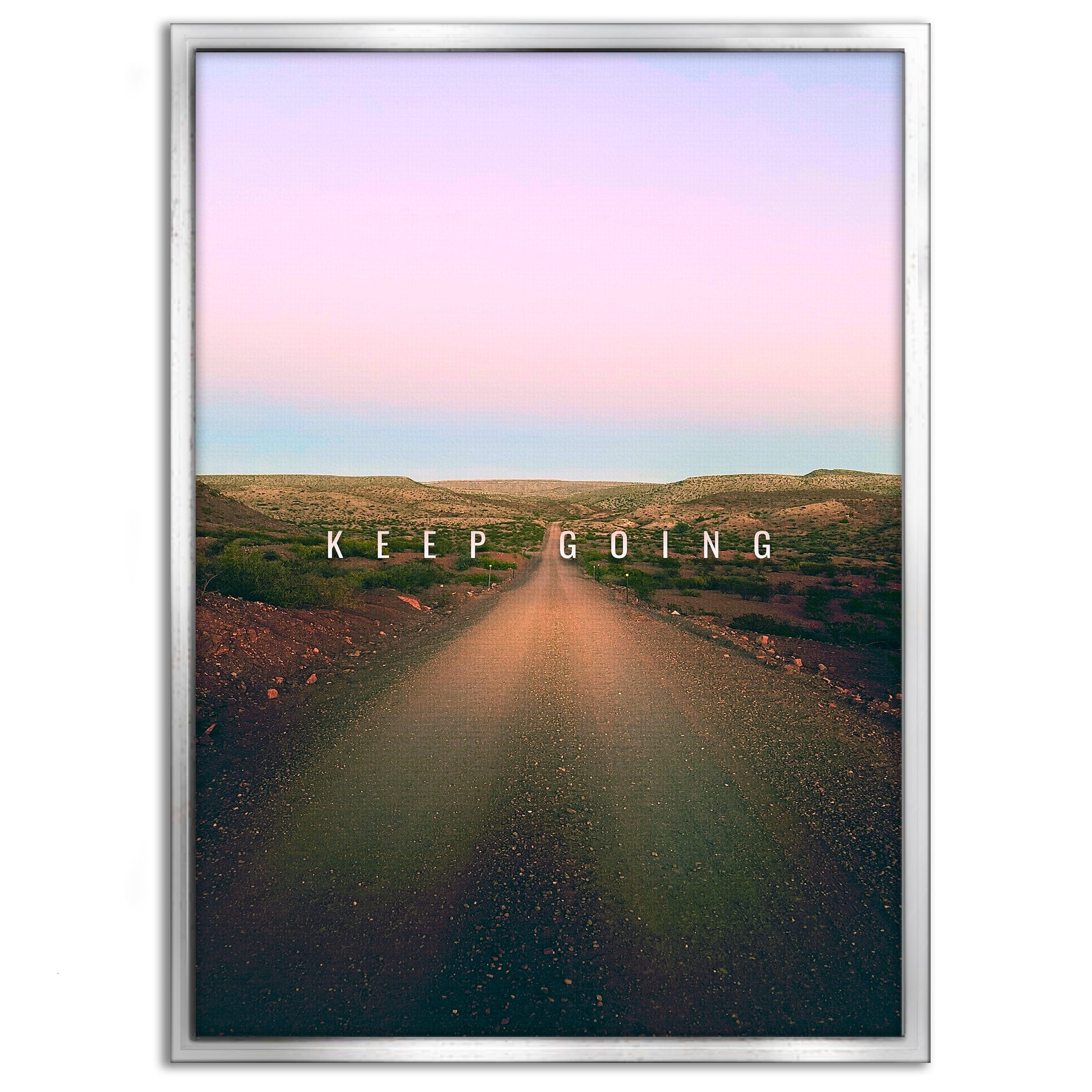 Keep Going - Leinwandbild Motivation