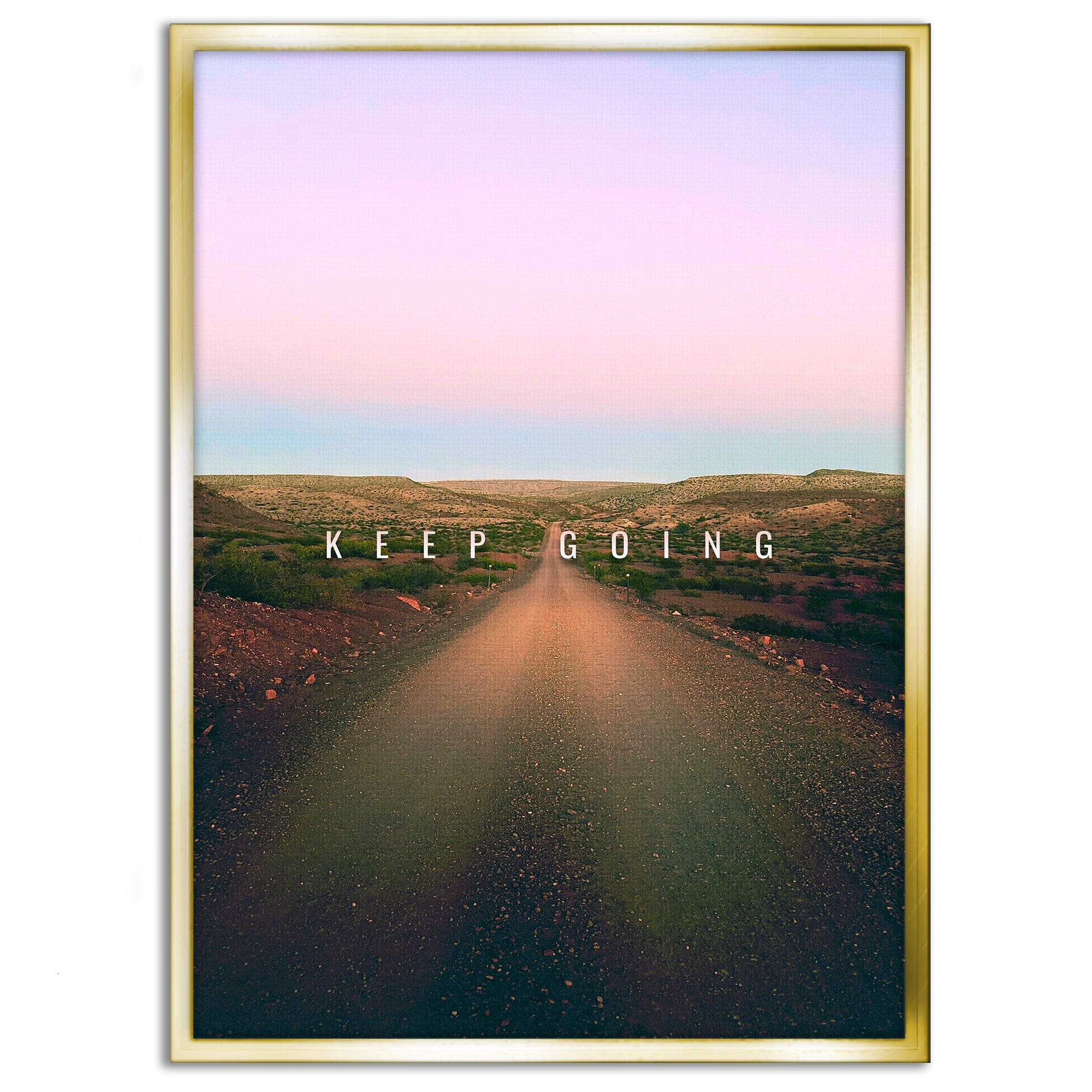 Keep Going - Leinwandbild Motivation