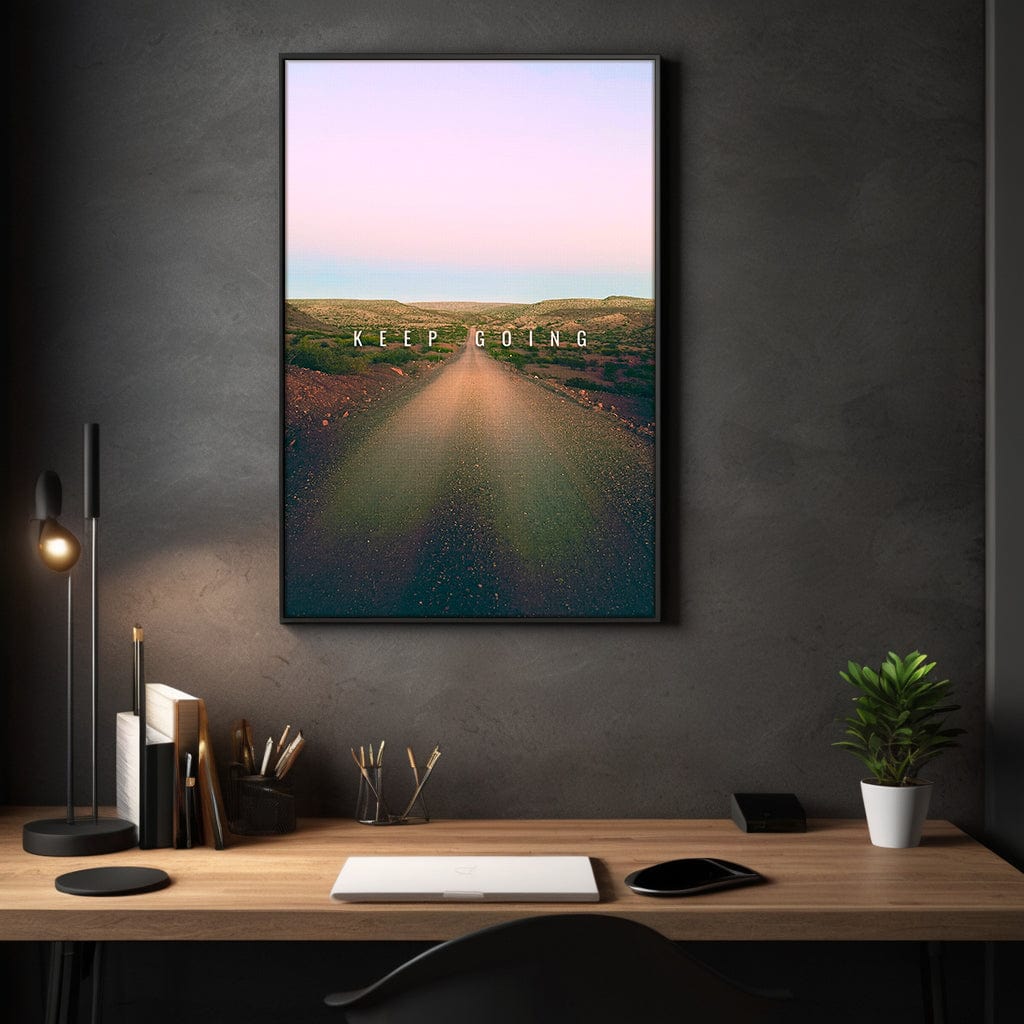 Keep Going - Leinwandbild Motivation