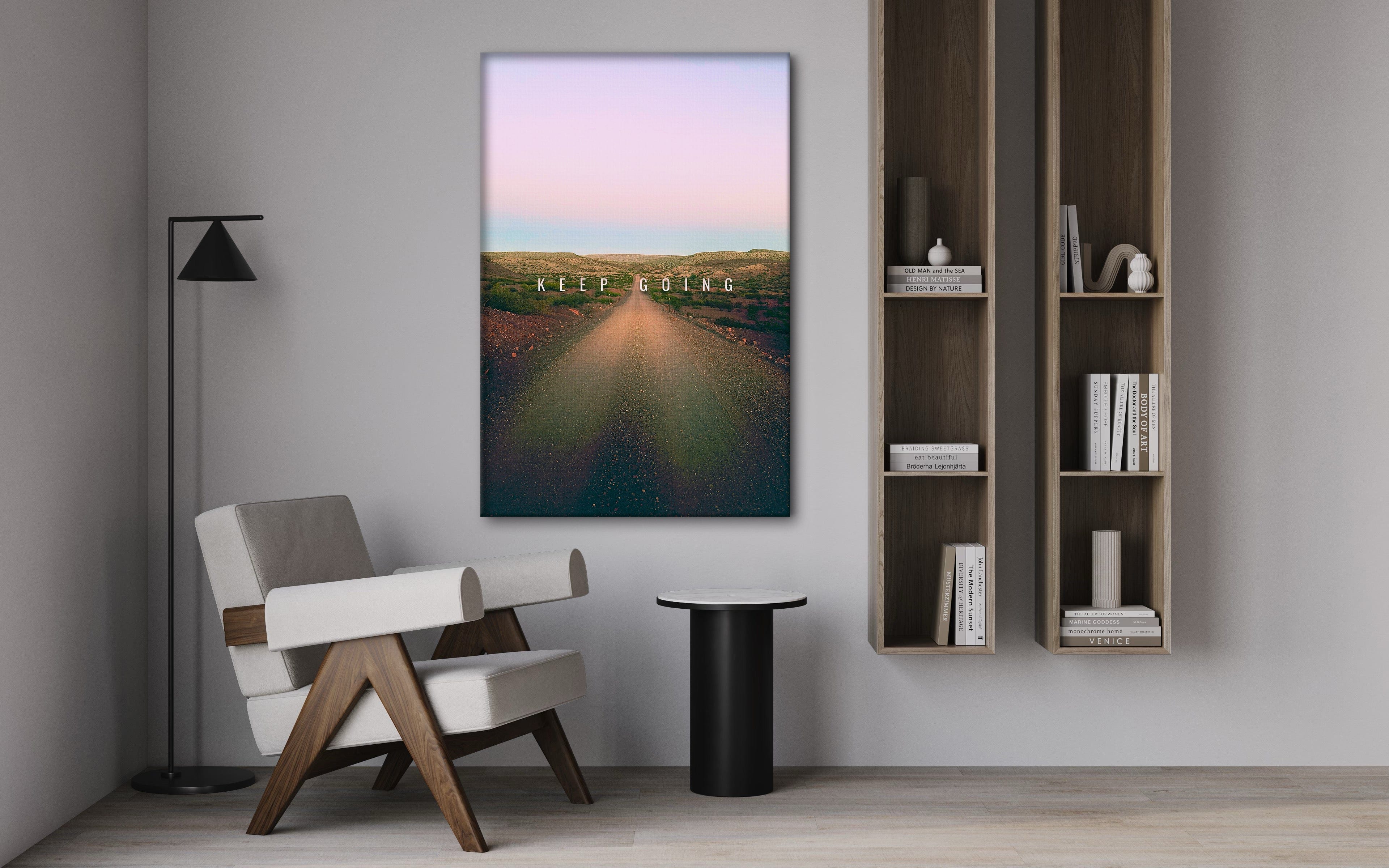 Keep Going - Leinwandbild Motivation