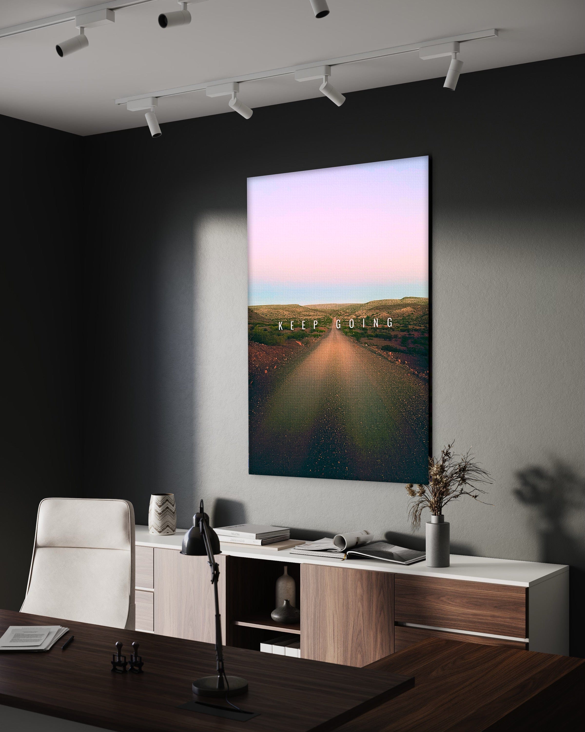 Keep Going - Leinwandbild Motivation