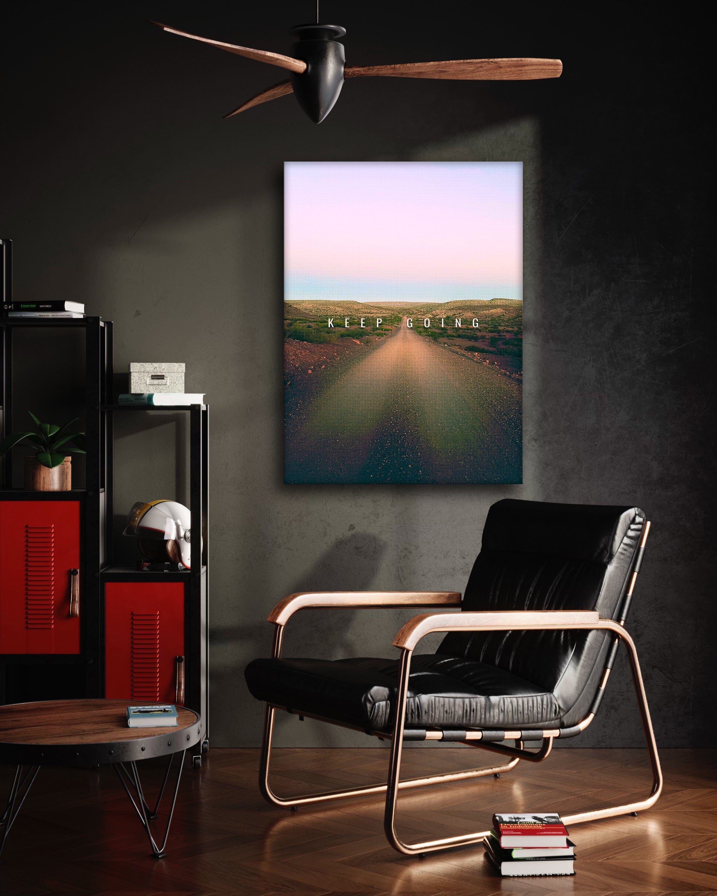 Keep Going - Leinwandbild Motivation