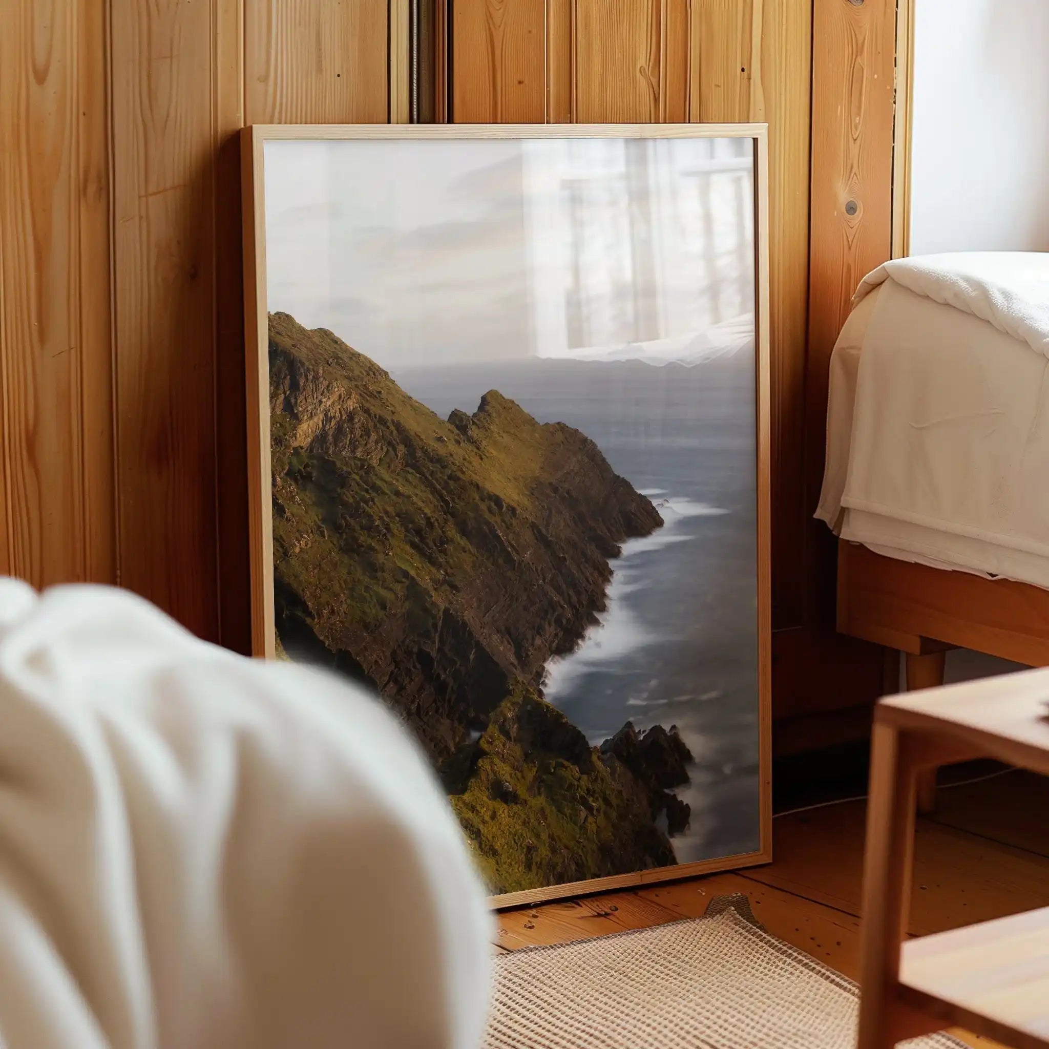 Kerry Cliffs Wall Art – Wild Atlantic Way Ireland Coastal Print by Chamonix Prints