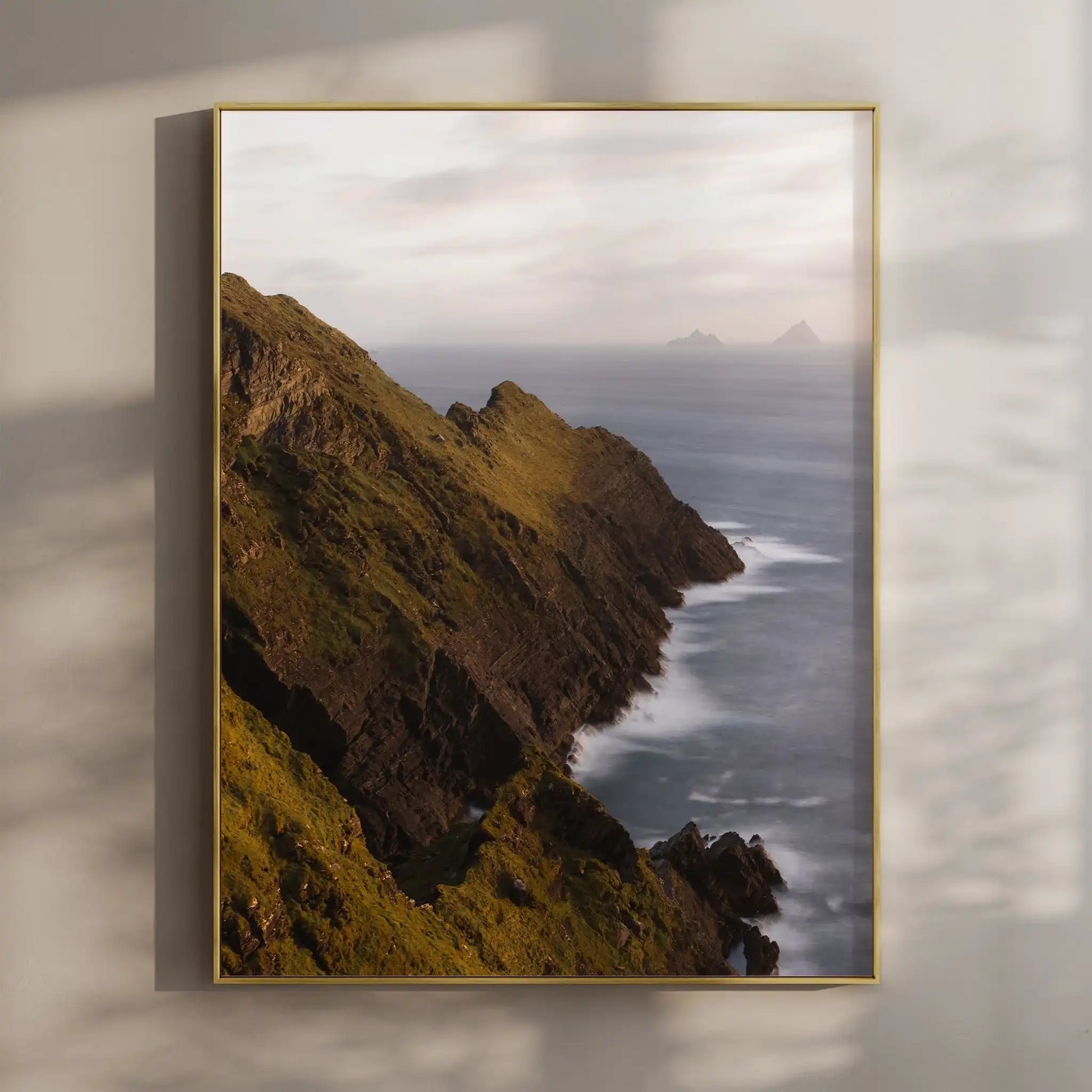 Kerry Cliffs Wall Art – Wild Atlantic Way Ireland Coastal Print by Chamonix Prints