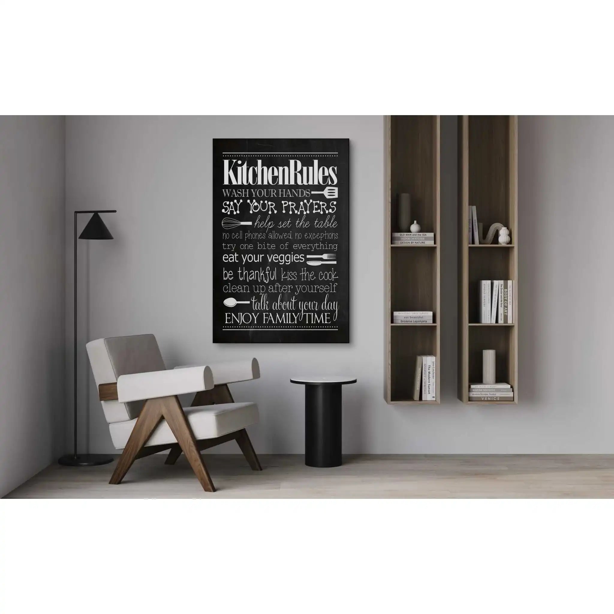 Kitchen Rules - Leinwandbild Lifestyle by SimpleCanvas